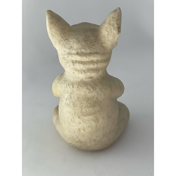 Meditating French Bulldog Statue Ornament Resin Buddha Zen Dog Home Garden Decor - Picture 3 of 8